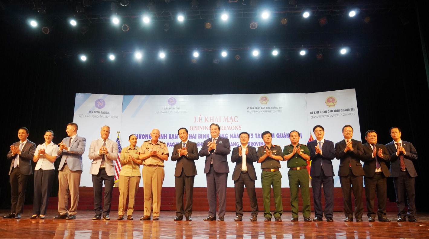 Khai mạc chương trình Bạn bè Thái Bình Dương năm 2025 tại tỉnh Quảng Trị
